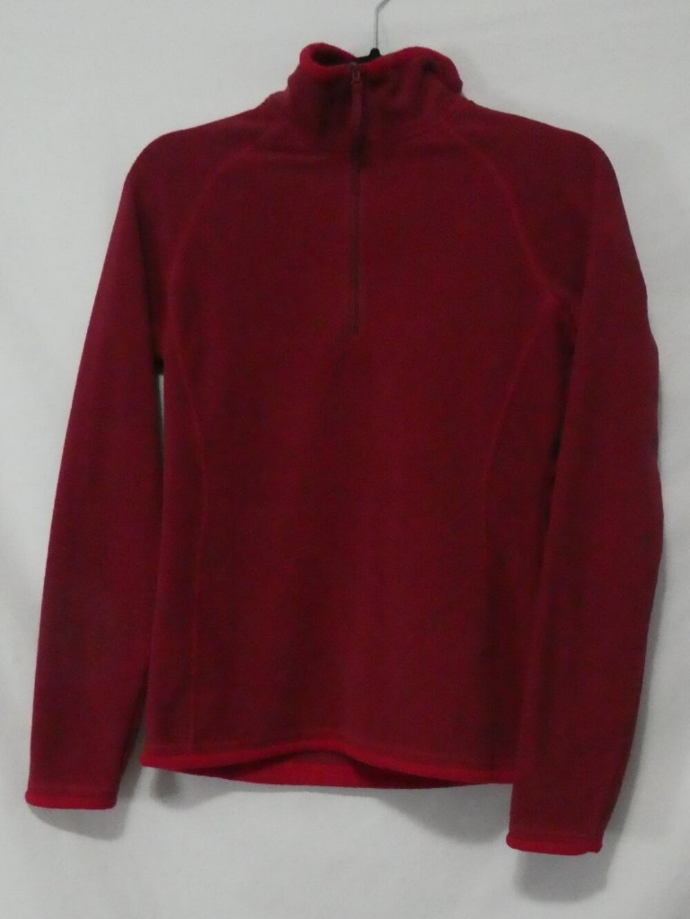 MOUNTAIN WAREHOUSE Red Quarter Zip Fleece Pullover Sweater *stains - Size 2